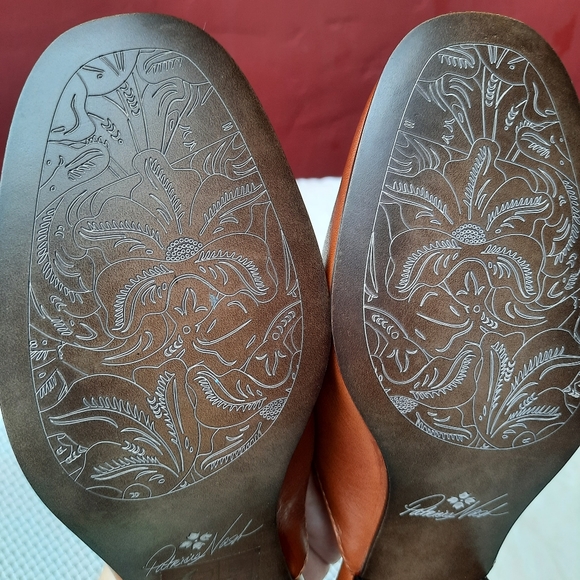 Patricia Nash Tilly Loafers Slip On Chunky Mules Rope Bridle Gift 6 Brown NEW - Picture 11 of 13